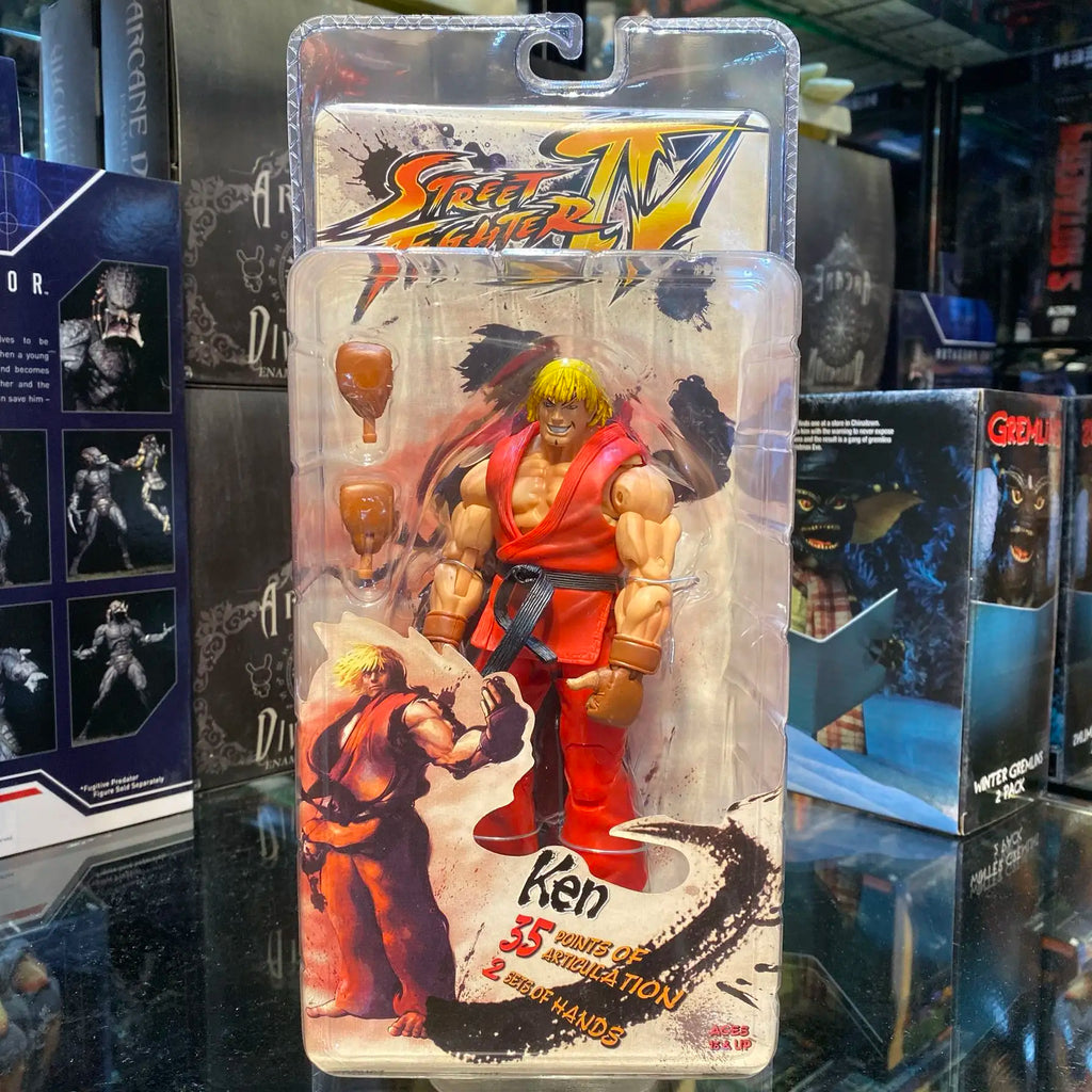 Neca Street Fighter, Ryu, Ken, Chun Li, Guile, Figures