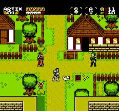 FC Dungeons And Doomknights 8 Bit Game Card
