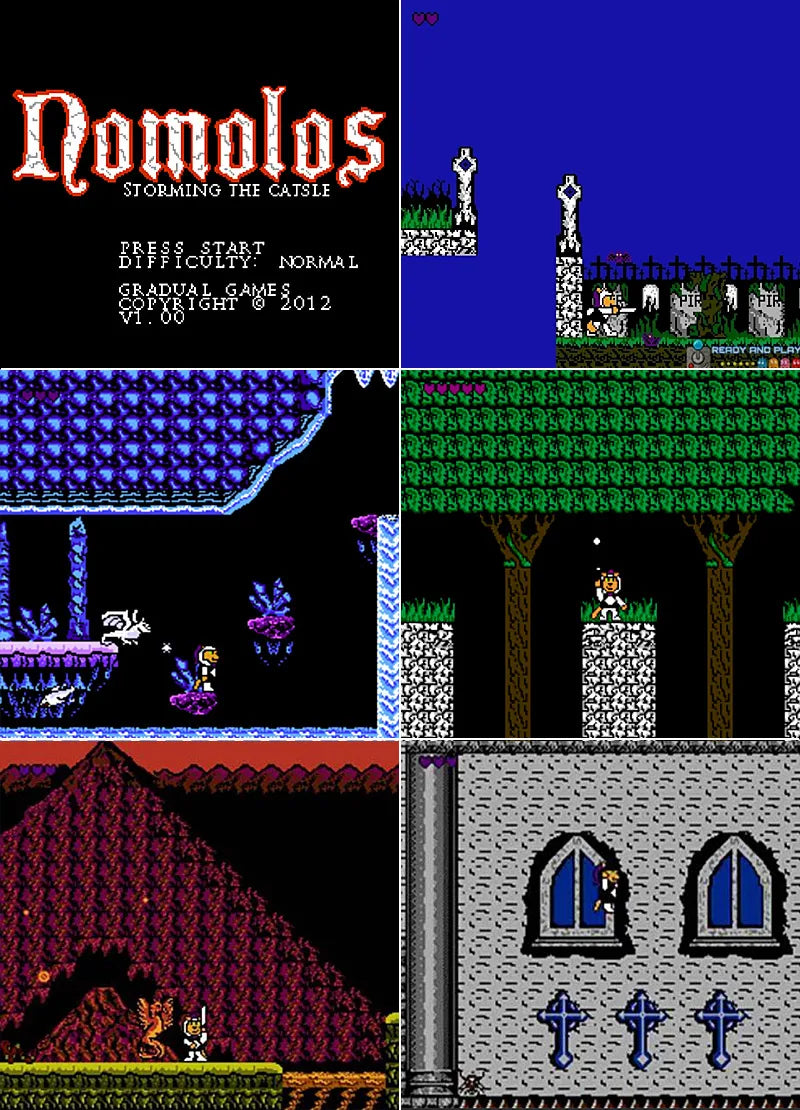 Nomolos - Storming the CATsle FC 60pin Game Card