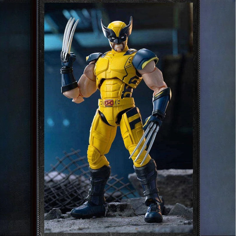 In Stock New Original Blokees Marvel Heroes Beyond Version Wolverine Super 13.4 Cm Figure Gifts Toys Collection