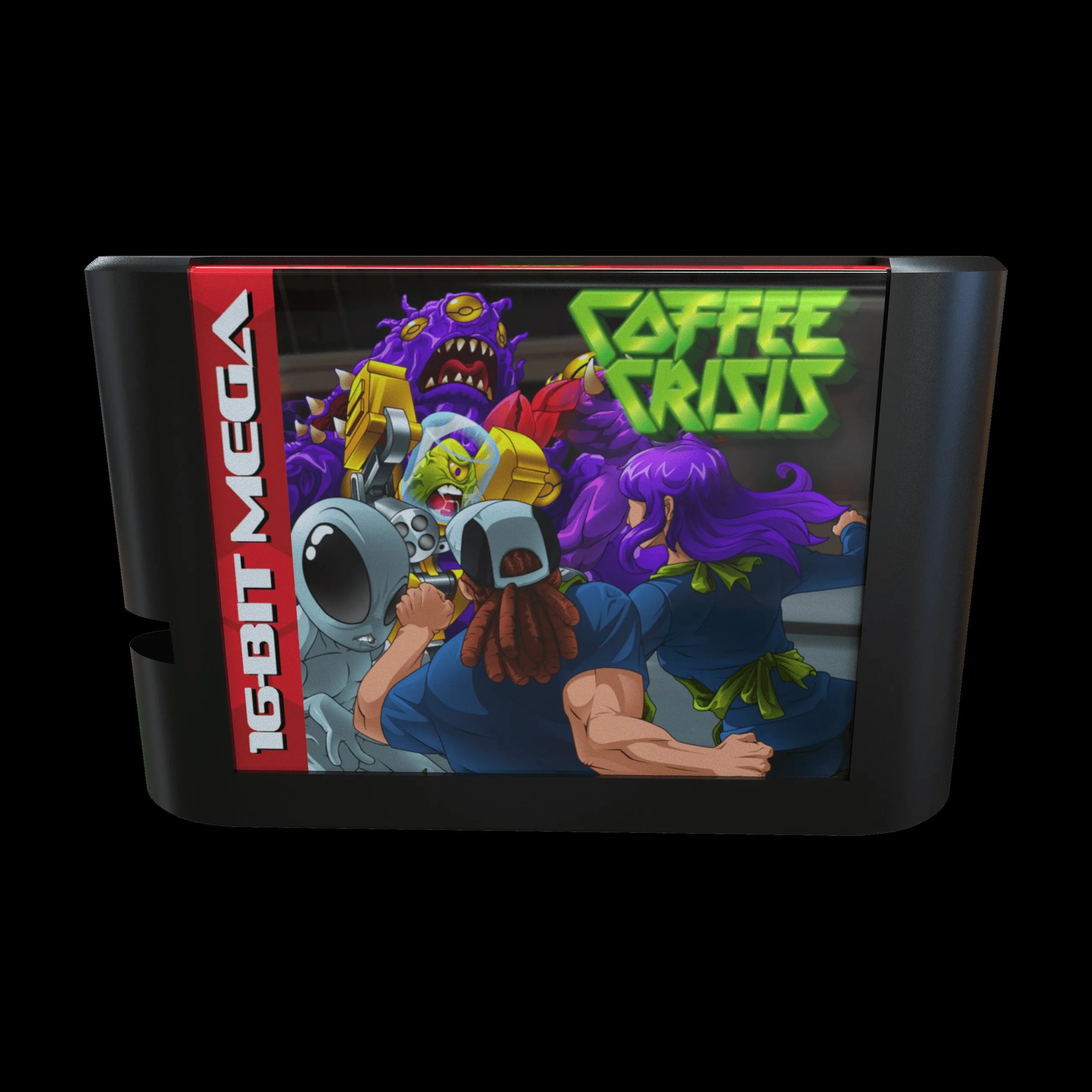 Coffee Crisis -Game for the Mega Drive/PAL Console Mega