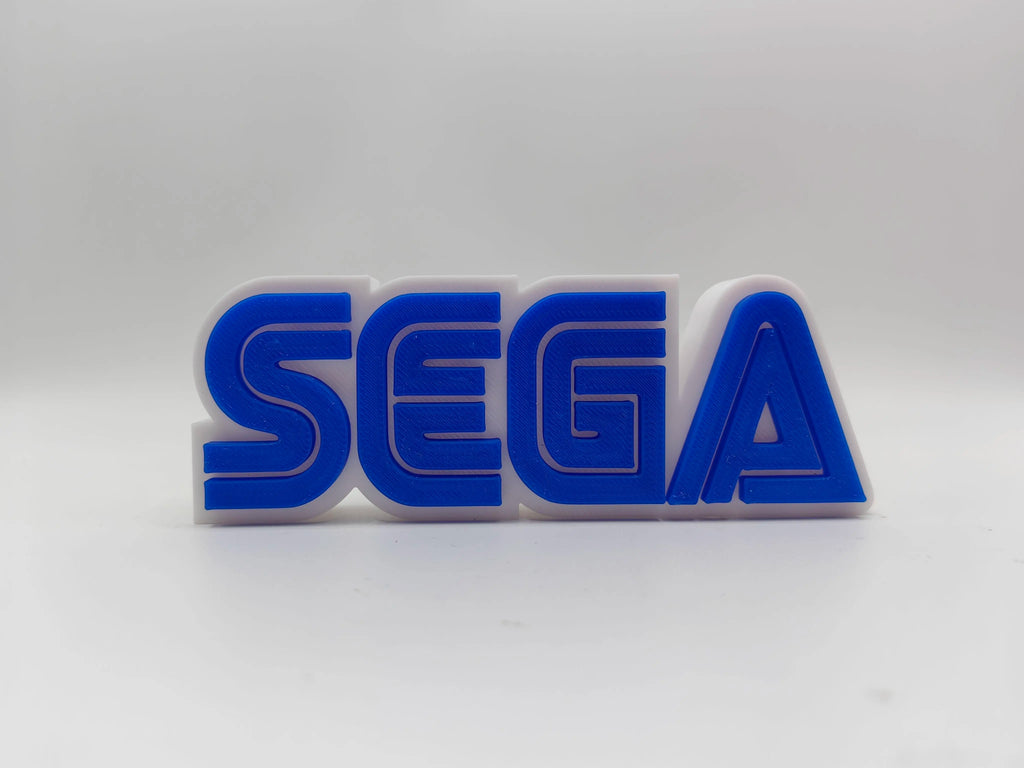 Video Game Company Title 3D Printing Logo Nameplate for Model Doll PVC Figure Collection Display Cosplay Exhibition Ornament Toy