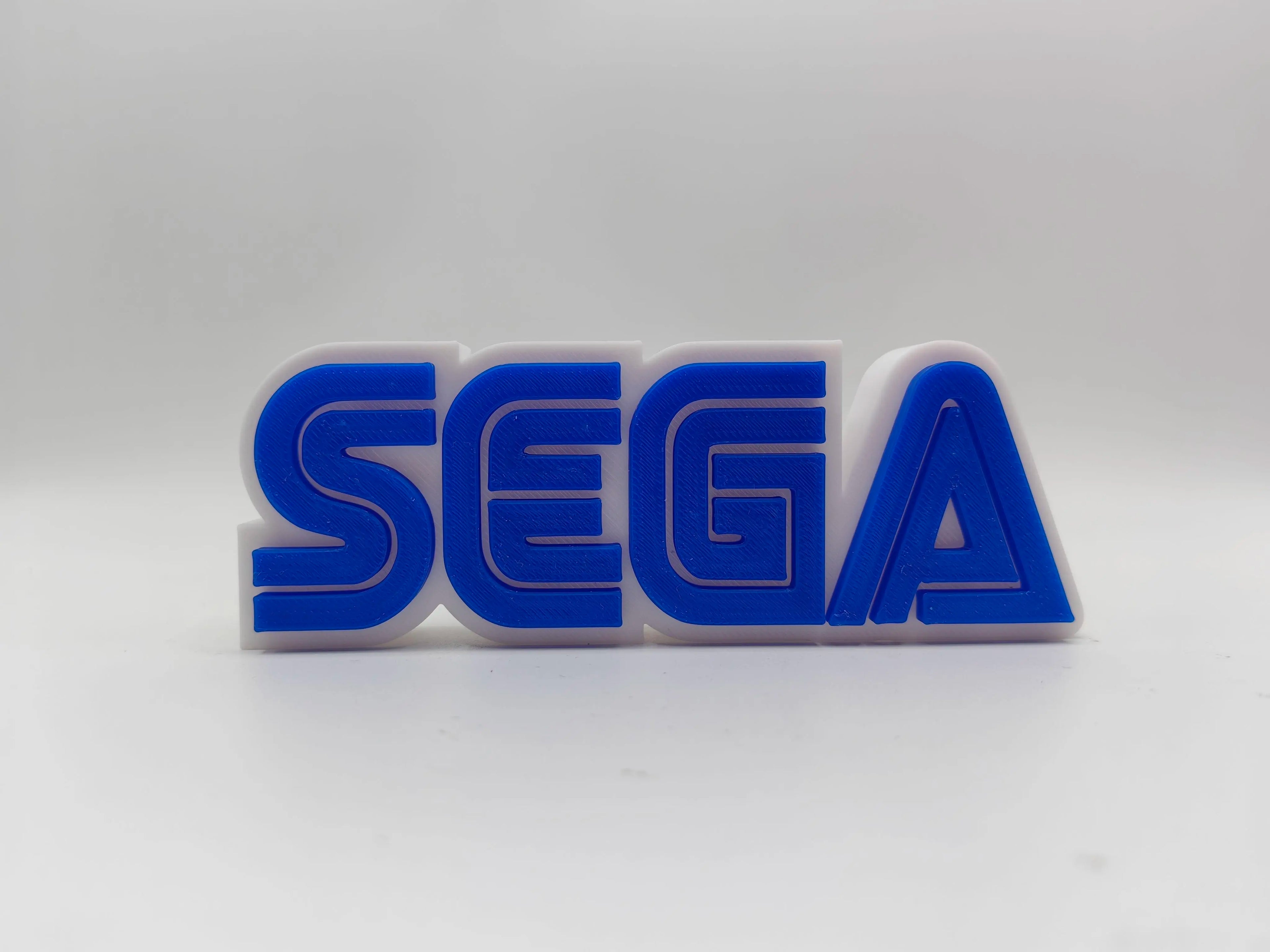 Video Game Company Title 3D Printing Logo Nameplate for Model Doll PVC Figure Collection Display Cosplay Exhibition Ornament Toy
