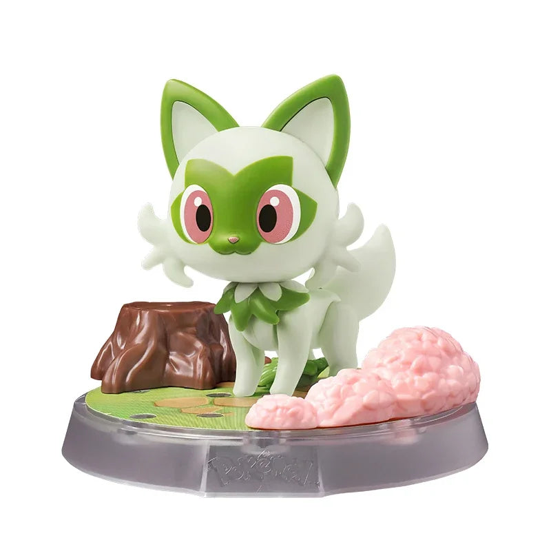 Pokemon Blokees DIY Building Block Pikachu Eevee Sprigatito Lucario Psyduck Charmander Action Figure Anime Model Kids Toys