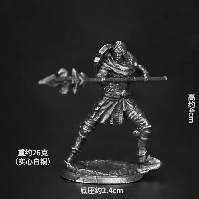 White copper  -  table game pieces, can be painted and used in RPG, and Fantasy games