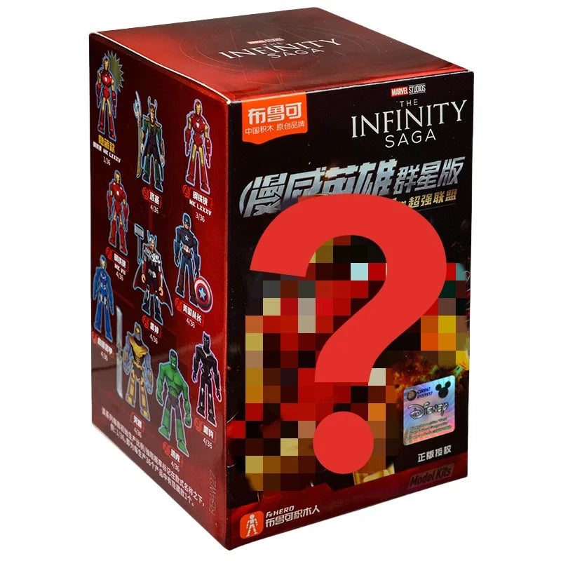 Original BLOKEES The Avengers Building Block Toys Action Figure Iron Man Captain America Thanos Assembly Model Toys Kids Gifts