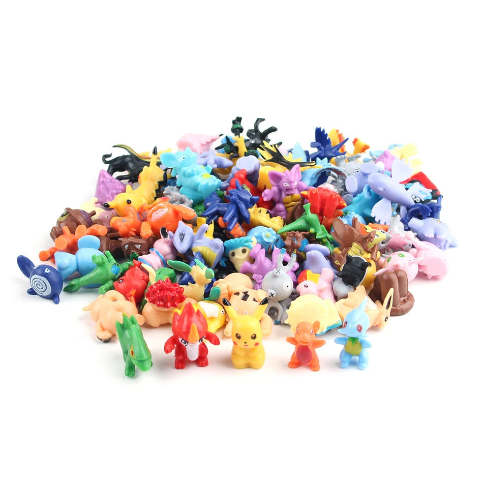 24-144 Pcs Pokemon Action Figure 2-3CM Not Repeating Mini Figures Model Toy Pikachu Anime Kids Collect Dolls Birthday Toy Gifts
