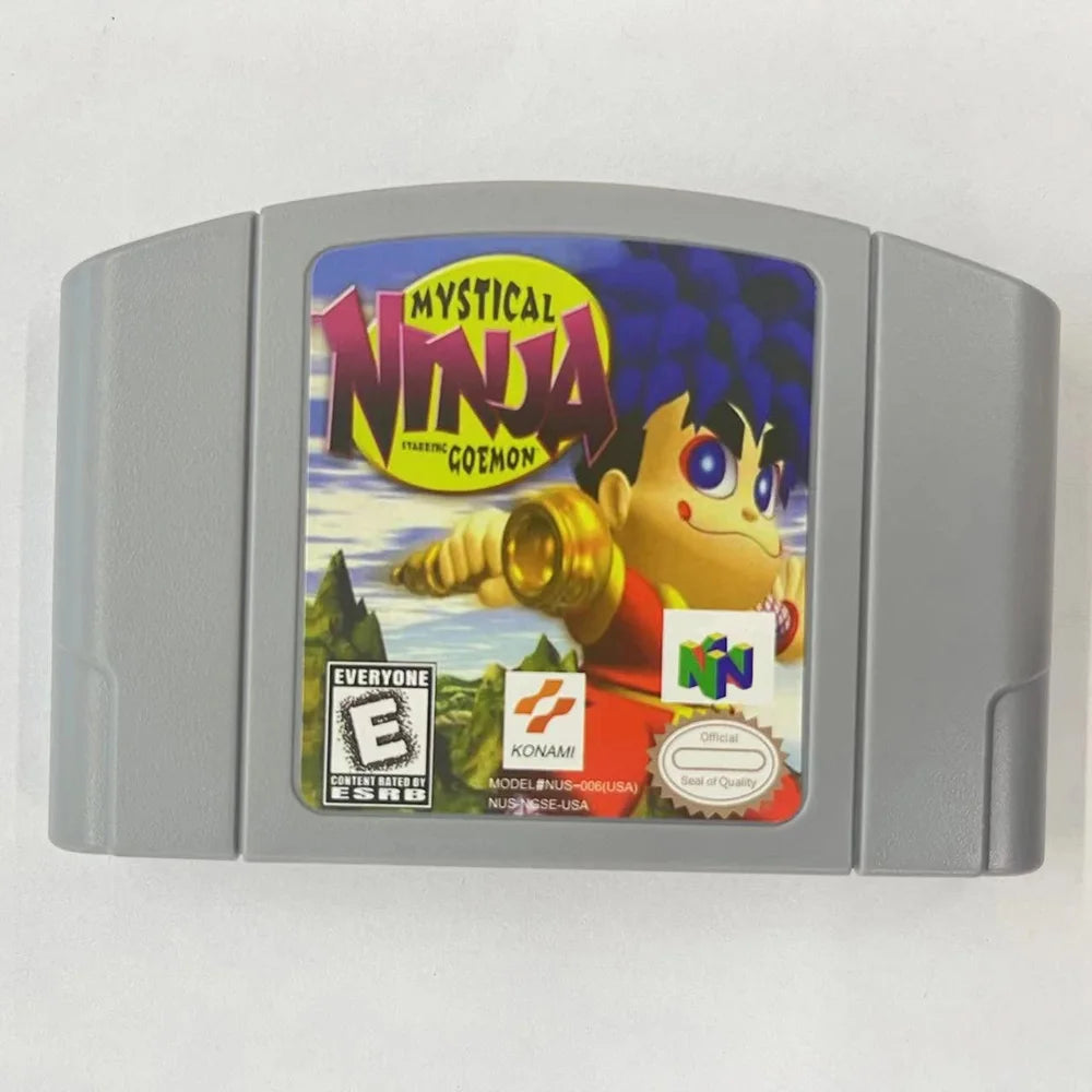 N64 American Version Game Cartridges, Various Game Cards, Choose Your Favorite Game