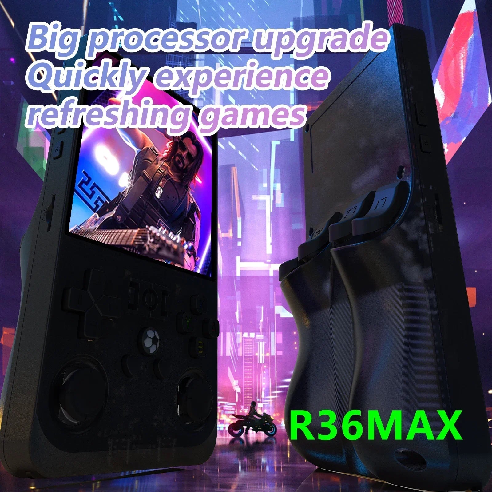 R36MAX Game Console 64GB 128GB 18000+GAMES Linux System 4.0 inch