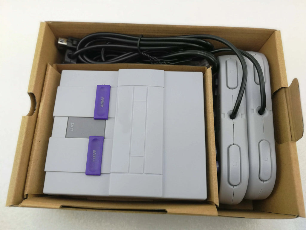 16-bit SNES MINI Game Console U.S. Version w/30 Games & Support for Tf Card