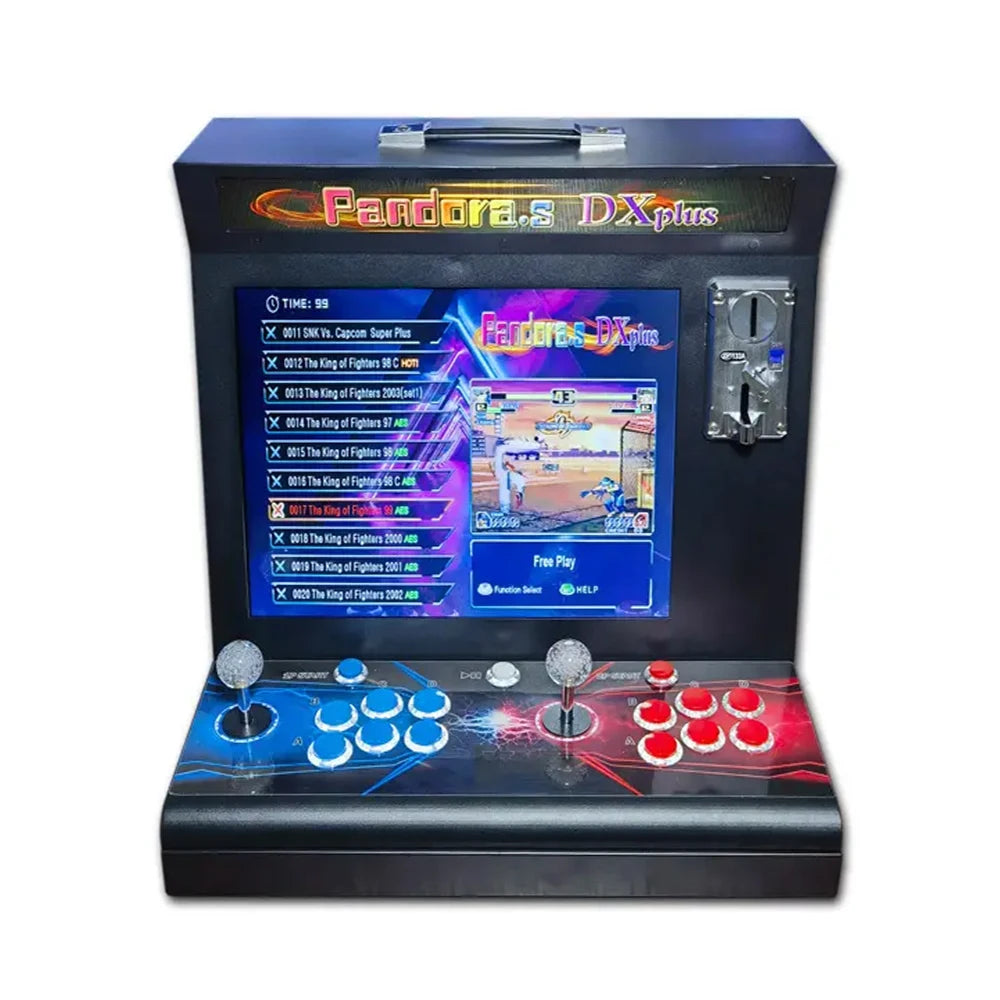 Pandora DX Plus 20008 in 1 PCB Bar top  Retro Arcade 17 Inch HDMI VGA Coin Acceptor