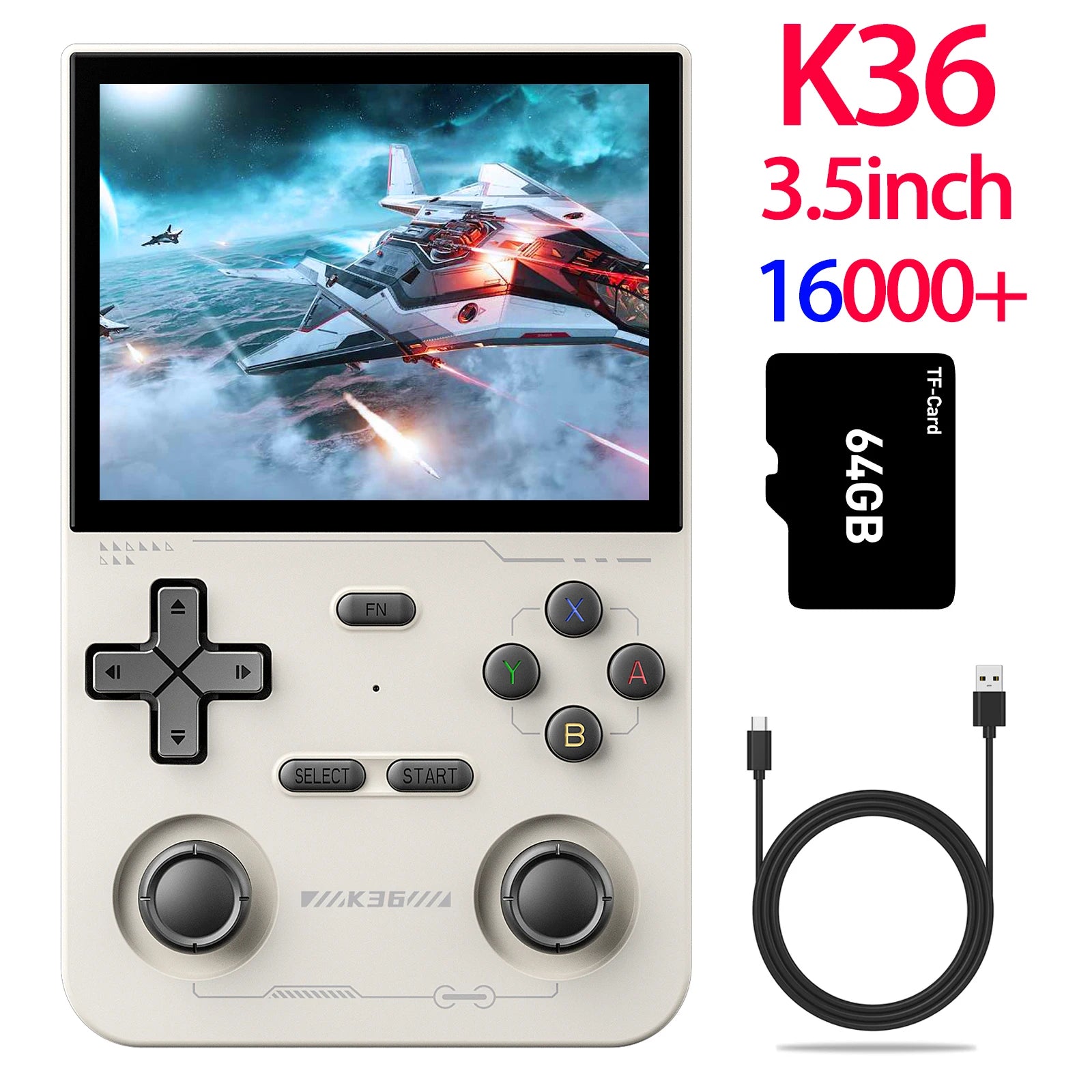 R36MAX Game Console 64GB 128GB 18000+GAMES Linux System 4.0 inch