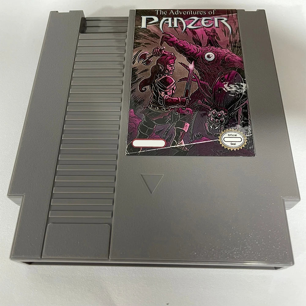 The Adventures of Panzer - NESMaker Games - A Brand NEW NES Game Cartridge 8 Bit 72Pins Video Game Cart For Original NES Console