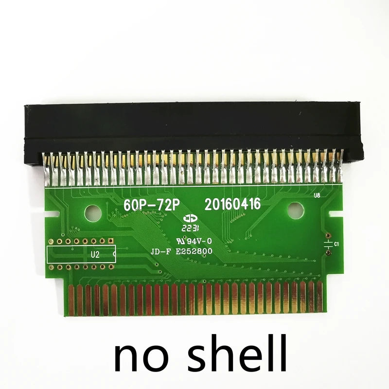 NES 72 Pins to FC 60 Pins Cartridge Converter Game Accessories Nintendo NES to Famicom Console Adapter