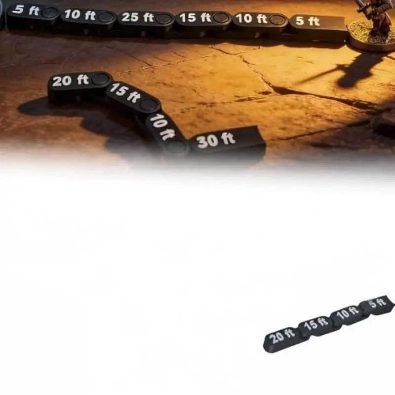 *Articulated  Movement Ruler – Flexible Chain Measuring Gauge For Wargaming Board Games