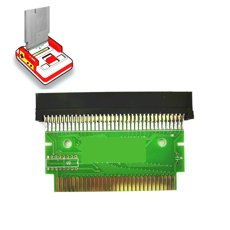 NES 72 Pins to FC 60 Pins Cartridge Converter Game Accessories Nintendo NES to Famicom Console Adapter