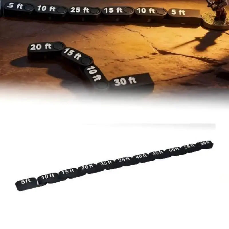 *Articulated  Movement Ruler – Flexible Chain Measuring Gauge For Wargaming Board Games