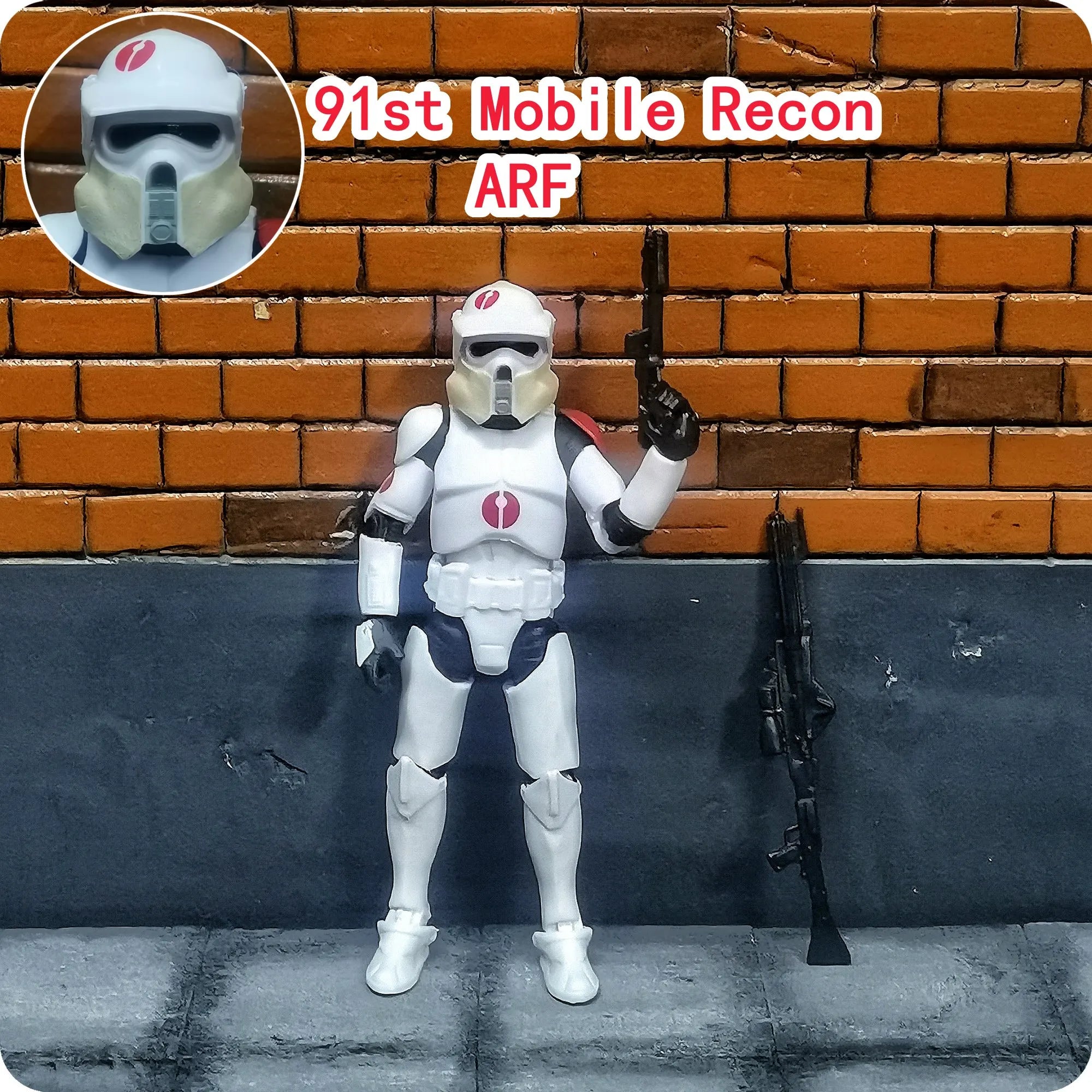 Star Wars 3.75 Inch Trooper 1/18 501st 187th Legion  Shock Action Figure REX ARF P1 P2 clone Toys Model Loose