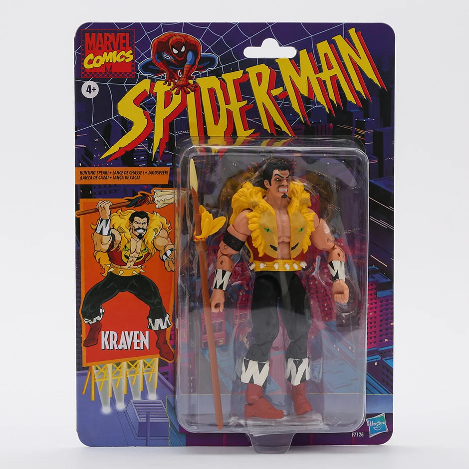 Spider-Man Retro Marvel Legends Ben Reilly / Symbiote Spiderman 6-Inch Action Figure