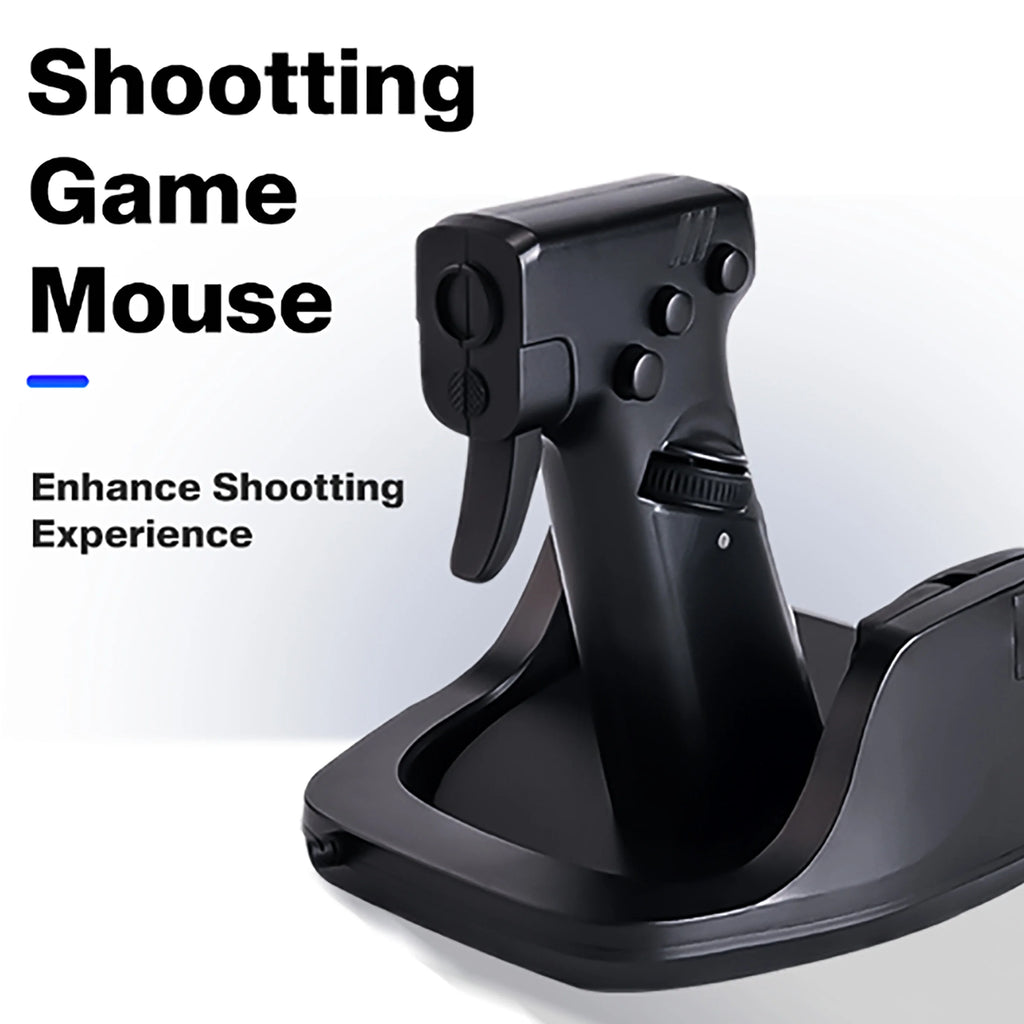 CYLIEX L25B Gun Mouse FPS Game Pistol Handle Grip Wired Gaming Mouse Peripherals Pc Custom Gamer Accessories Shooting Mice
