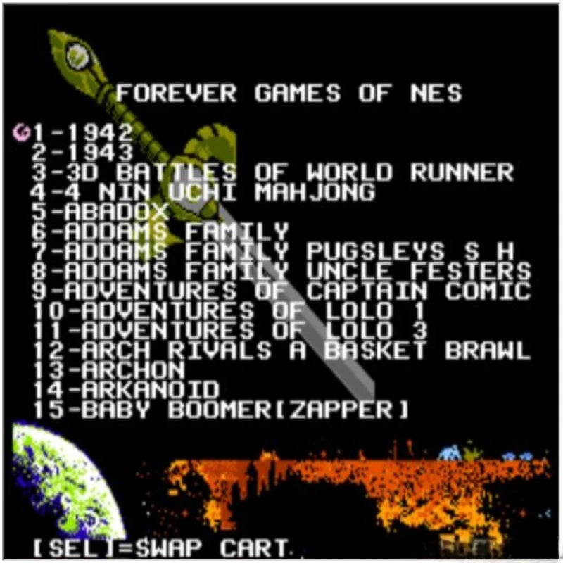 FC Game Cartridge 852 in 1 (405+447) for FC Consoles