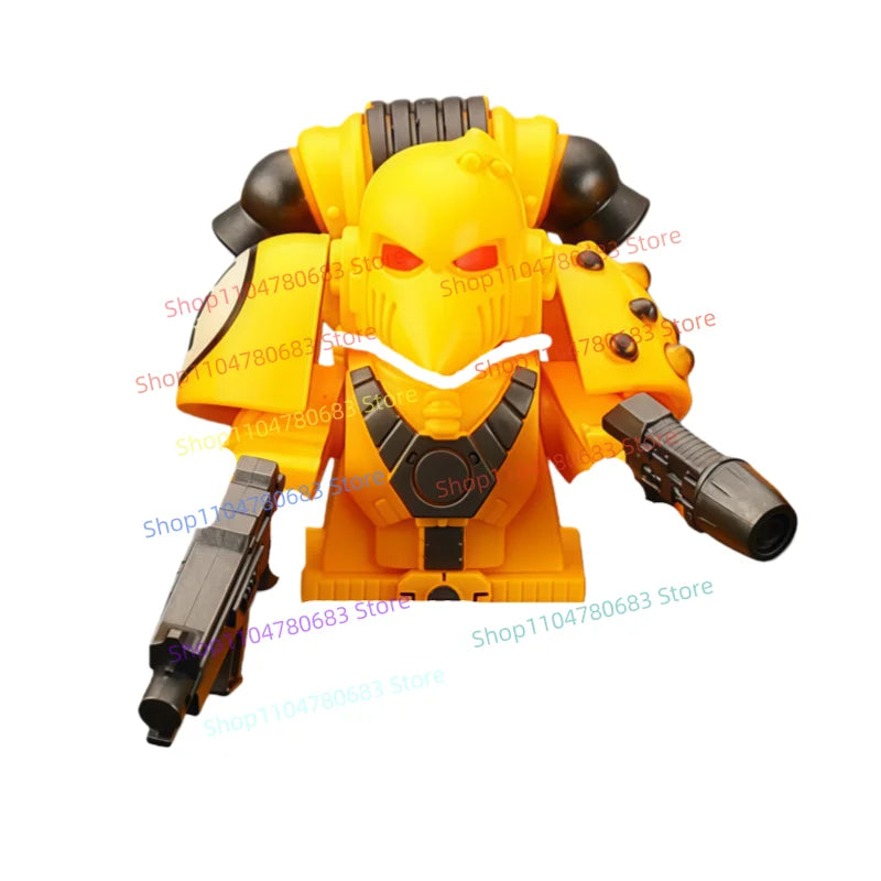 MOC Building Blocks Purple Legion Warrior Mini Figure Assembly Model Display Anime Cartoon Toy Decoration Gift Collectible