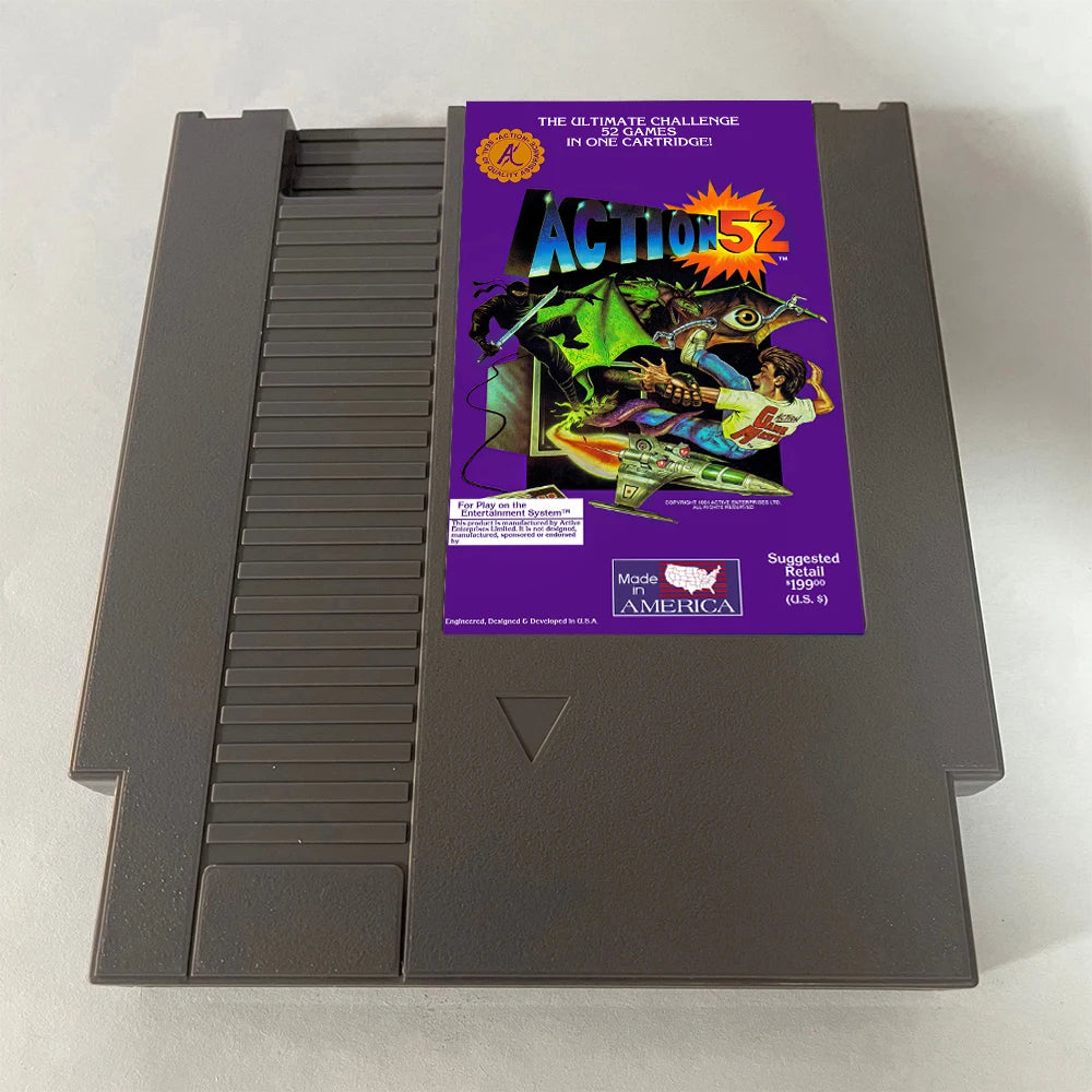 Action 52 - Game Cartridge for NES Game Console