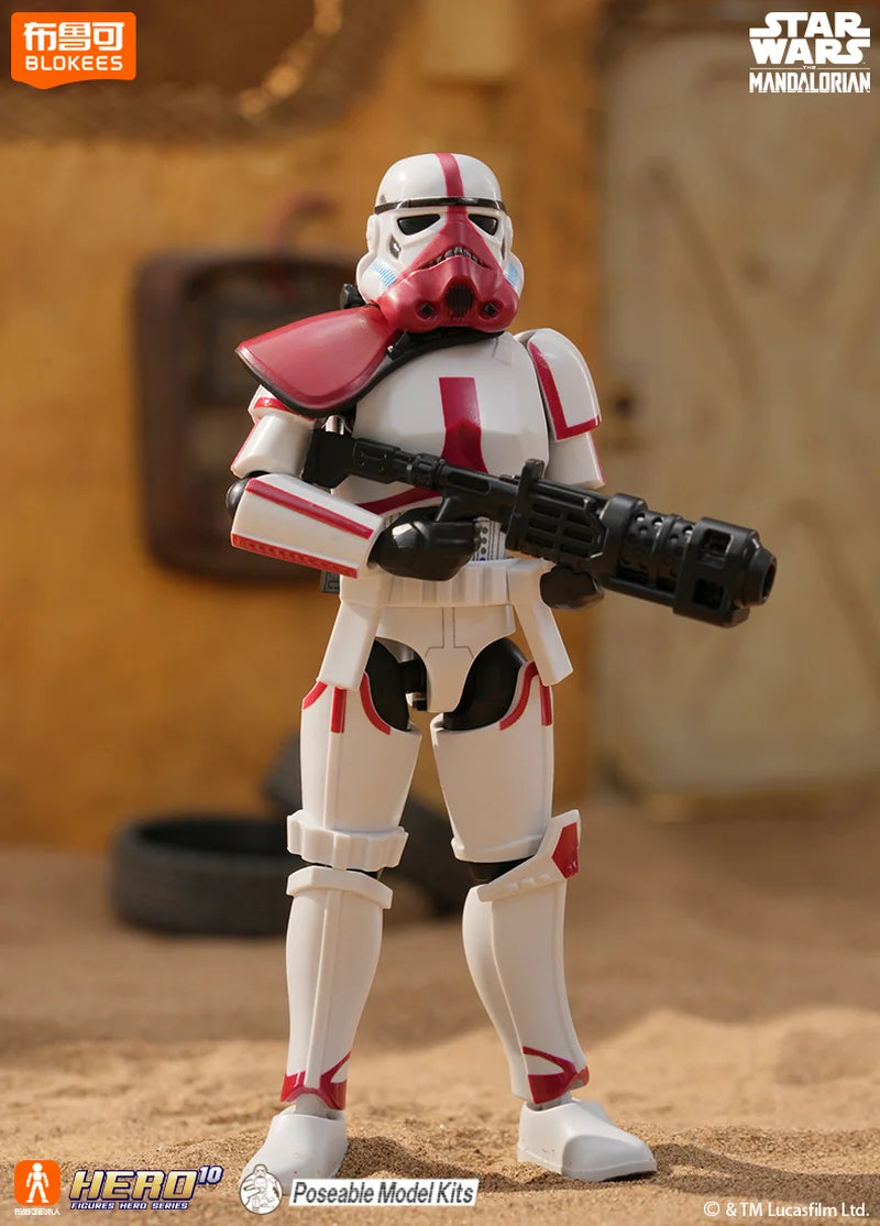 Original Blokees Star Wars Blind Box Galaxy Of Stars Mandalorian Bounty Hunt Toy Decorative Ornaments Action Figures Gift Toys