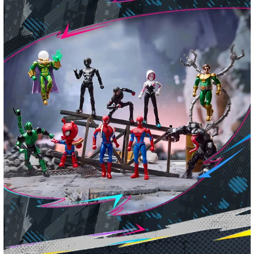 Blokees Marvel Superhero The Avengers GV05 Spider-Man Mile  Gwen Ghost Spider Spider-Pig Venom Action Figure Collect Gifts