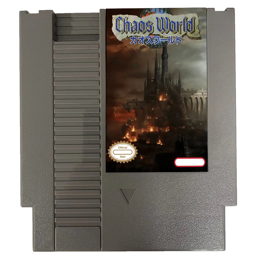 chaos world - Game Cartridge for NES Game Console - English