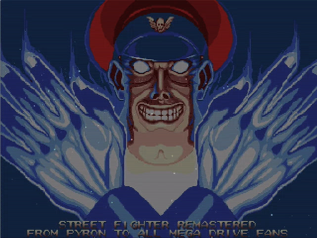 MD Street Fighter II - Remastered Edition Mega Drive 16 Bit Game Card