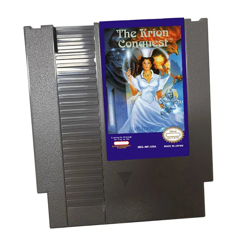 Krion-ConquestGame Cartridge For NES 8 Bit Video Game Consoles
