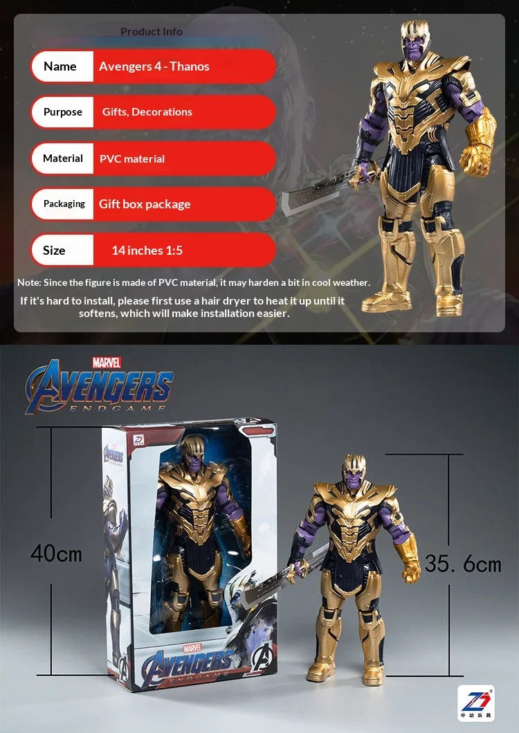 Marvel Thanos Action Figure 14 Inch 1 To 5 Scale