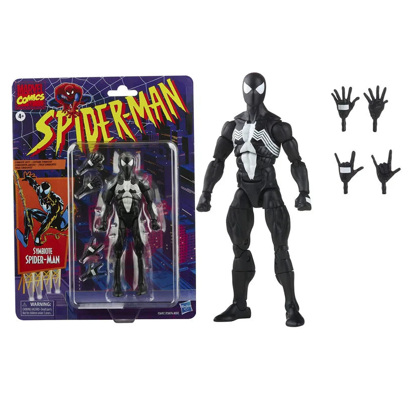 Hasbro Spider Man 2099 Miguel O Hara legends Venom Deadpool Action Figure Toys Change Face Statue Model Doll kids for Toy Gift