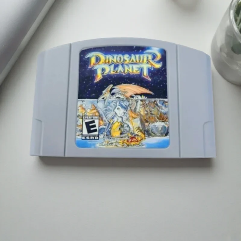 N64 Game Cassette, US Version,Dinosaur Planet， 64-bit English Game Cassette, Collection Hobbies, Toy Gifts