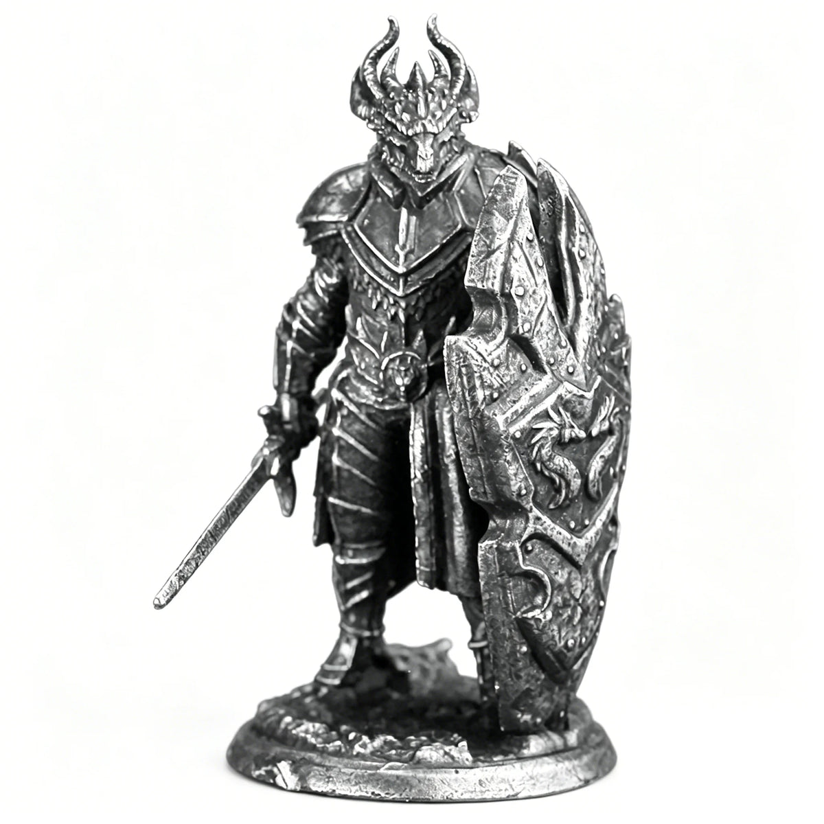 White copper  -  table game pieces, can be painted and used in RPG, and Fantasy games