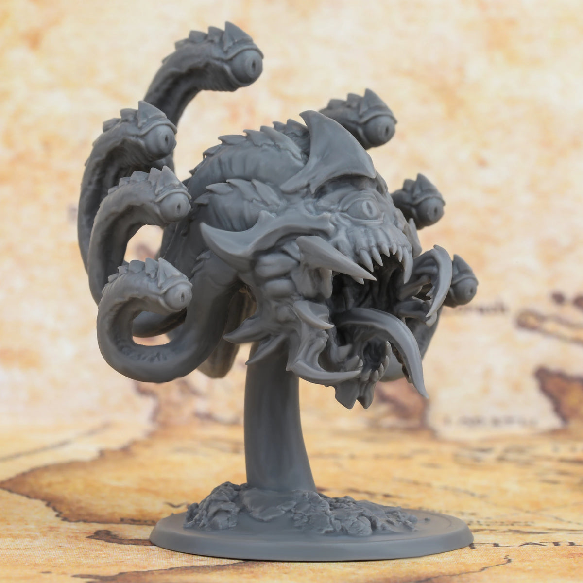 Beholder Monster Miniature, Fantasy TTRPG Creature Model, Collectible Accessory for Tabletop TRPG Games, Display Decor