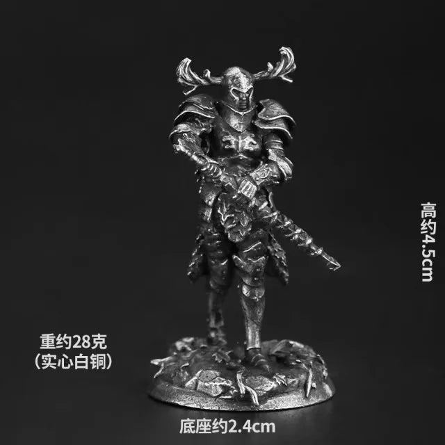White copper  -  table game pieces, can be painted and used in RPG, and Fantasy games