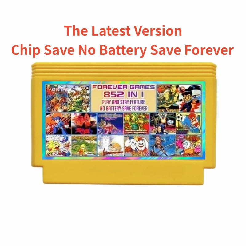 FC Game Cartridge 852 in 1 (405+447) for FC Consoles