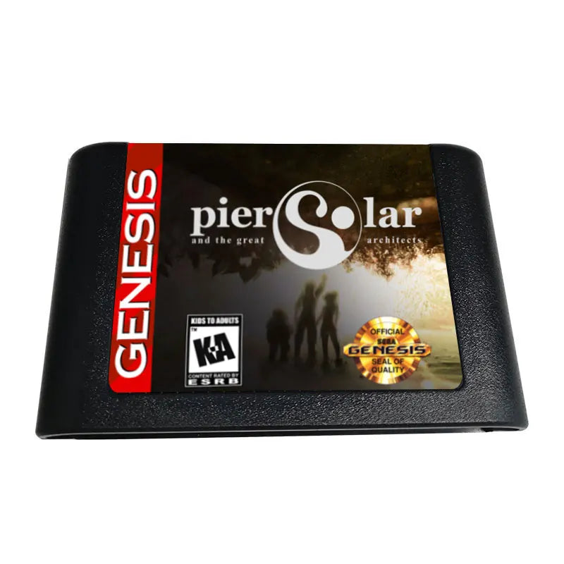 Super Card Pier solar Cartridge for Sega Genesis Mega Drive 16 Bit Game Console