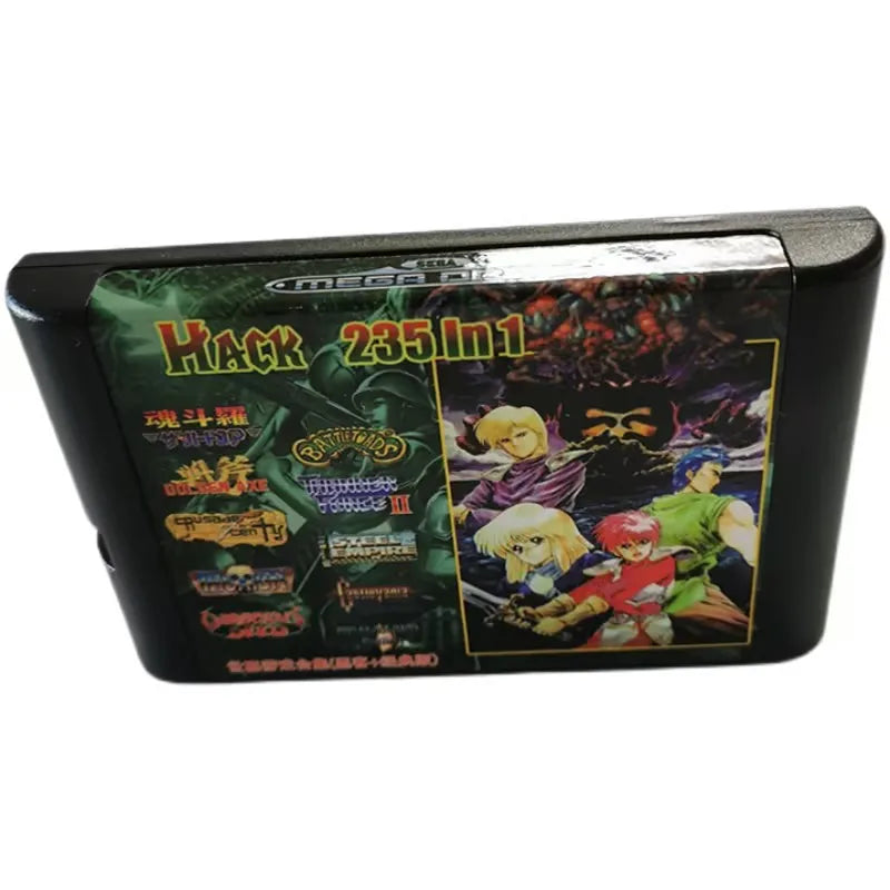 235 in 1 MD Cartridge Mulit Game in One For 16 Bit Game For Mega Drive Mega Genesis