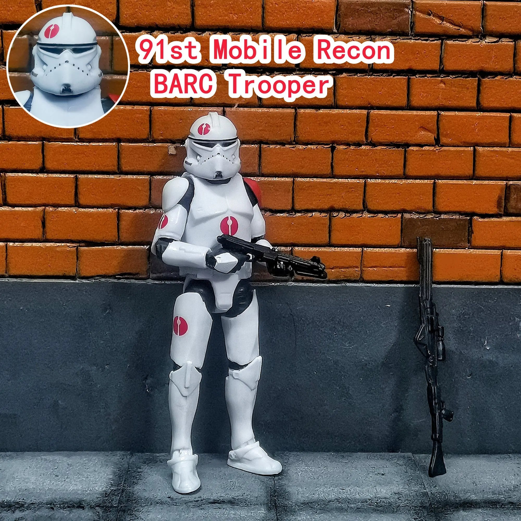 Star Wars 3.75 Inch Trooper 1/18 501st 187th Legion  Shock Action Figure REX ARF P1 P2 clone Toys Model Loose