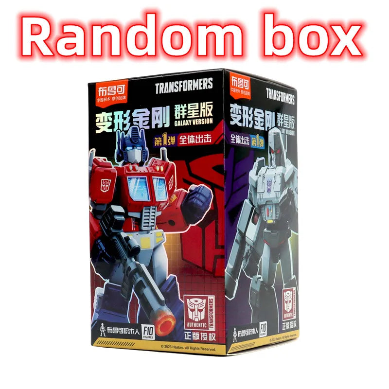 1/9pcs Transformer building block Splicing toys Optimus Prime bumblebee Shockwave Megatron Robot Action Figure Toy For Kids Gift