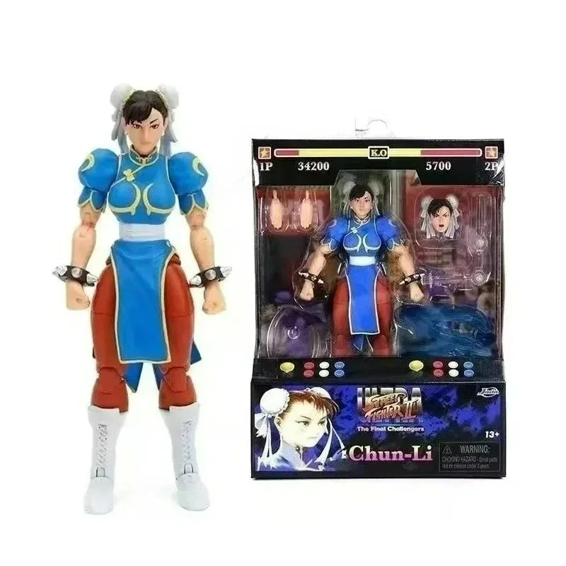 Jada Toys Ultra Street Fighter II M.Bison Dhalsim Violent Ken RYU Guile 6" Inch