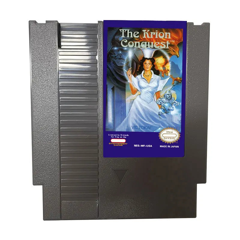 Krion-ConquestGame Cartridge For NES 8 Bit Video Game Consoles