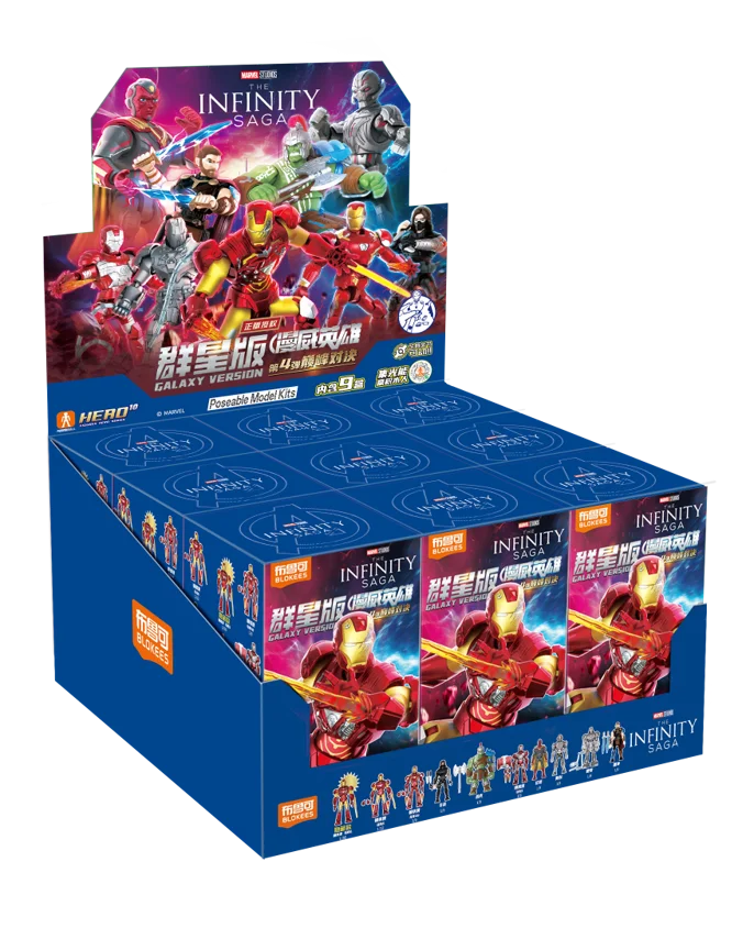 Blokees Marvel Superhero The Avengers GV05 Spider-Man Mile  Gwen Ghost Spider Spider-Pig Venom Action Figure Collect Gifts