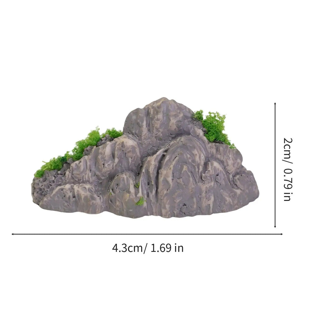 Miniature Mountain Fake Stone Resin Rockery Landscape