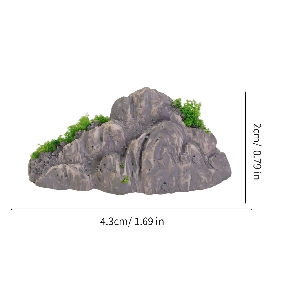 Miniature Mountain Fake Stone Resin Rockery Landscape