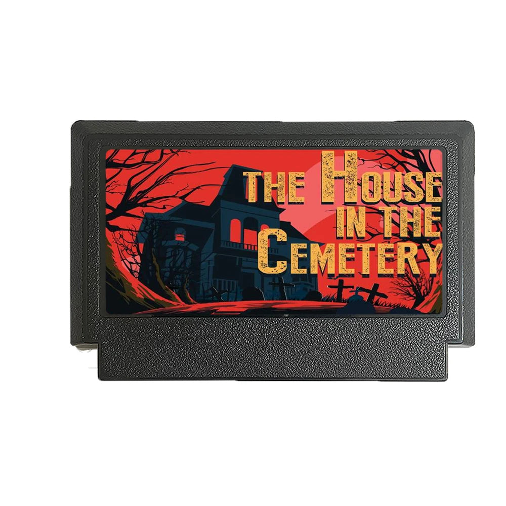 The House in the Cemetery - A Brand NEW 60 Pin FC Famicom Game Cartridge For Nintendo Family Computer Game Console