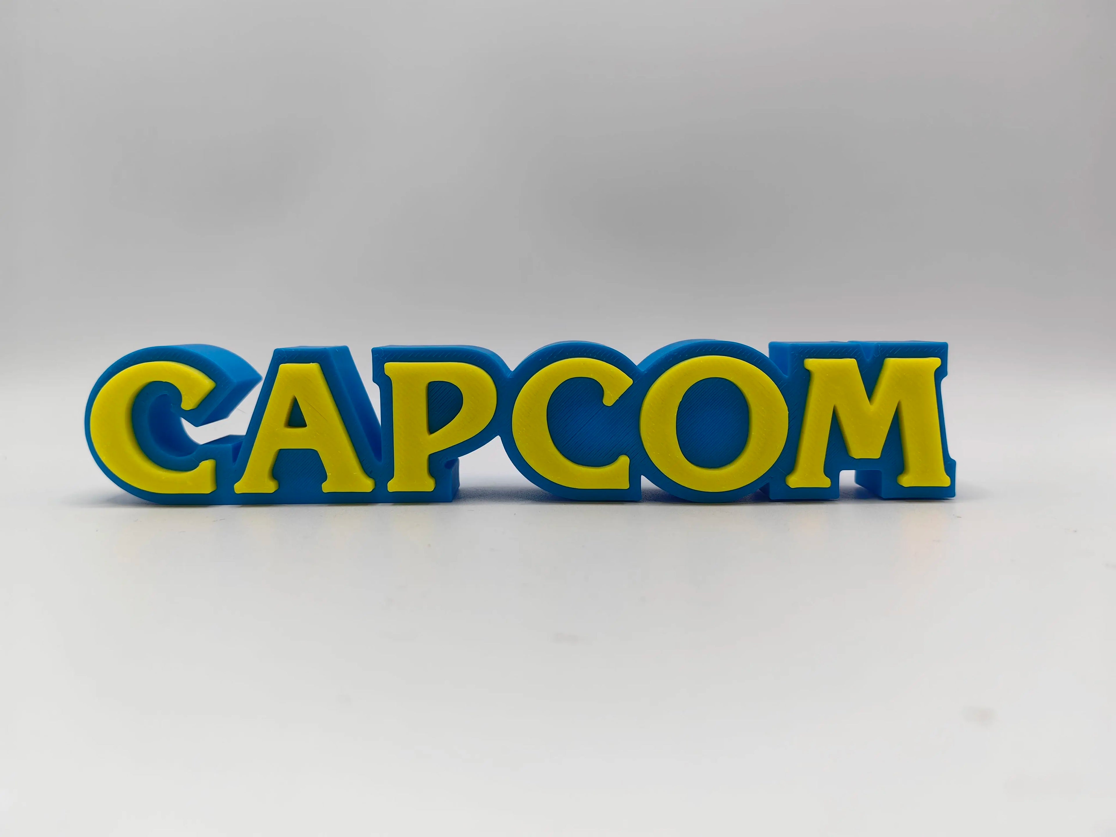 Video Game Company Title 3D Printing Logo Nameplate for Model Doll PVC Figure Collection Display Cosplay Exhibition Ornament Toy